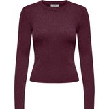 Jacqueline de Yong - Jdyplum - Trui - Bordeauxrood - Lurex - Dames