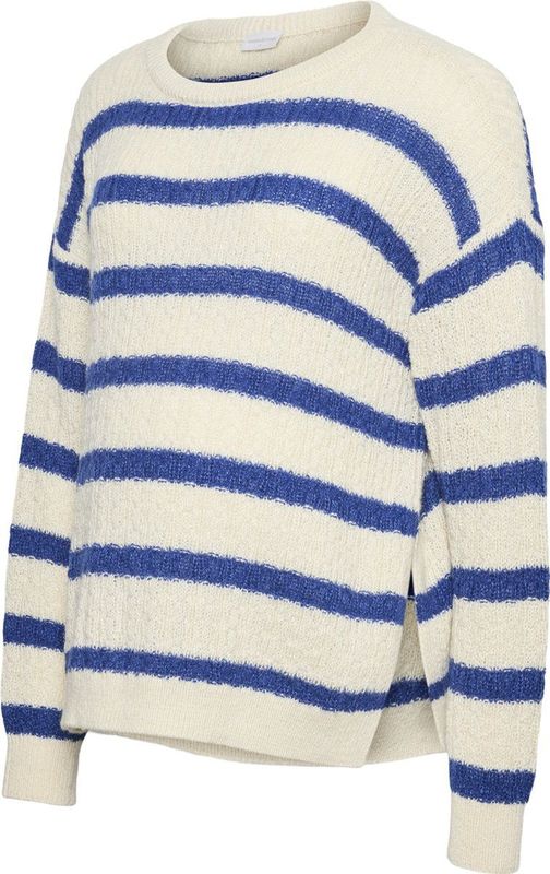 Gebreide Pullover - Regular Fit - Boothals - Lange Mouwen - Voedingsfunctie