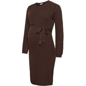 Mlrita - Zwangerschapsjurk - Gebreide Jurk - Knielengte - Lange Mouwen