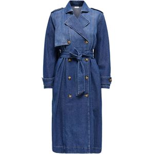 Jacqueline de Yong - Jdykatrine - Trenchcoat - Donkerblauw - Denim