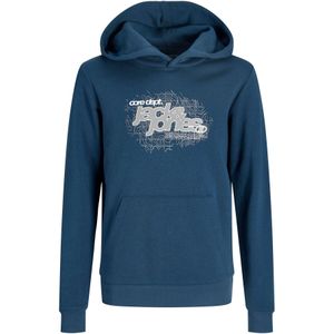 Jack & Jones - Junior Sweatshirt - Blauw - Capuchon - Lange Mouw