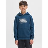 Jack & Jones - Junior Sweatshirt - Blauw - Capuchon - Lange Mouw