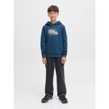 Jack & Jones - Junior Sweatshirt - Blauw - Capuchon - Lange Mouw