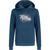 Jack & Jones - Junior Sweatshirt - Blauw - Capuchon - Lange Mouw