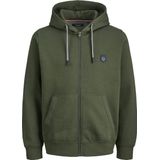 Jack & Jones - Ronaldo - Sweatshirt - Met Rits - Regular Fit