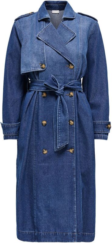 Jacqueline de Yong - Jdykatrine - Trenchcoat - Donkerblauw - Denim