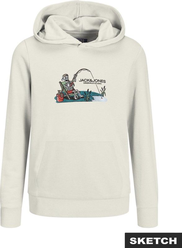 Jack and Jones Junior - Hoodie - Groen - Sweatstof