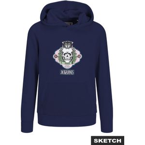 Jack and Jones Junior - Hoodie - Blauw - Katoen - Lange Mouwen