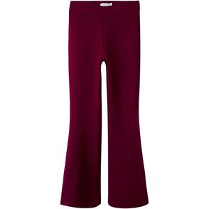 NAME IT KIDS bootcut legging donkerrood