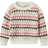 Gebreide Trui - Lange Mouwen - Ronde Hals - Structuurgebreid