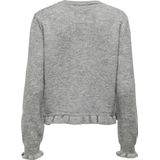 JDY - JDYLETTY ON FRILL - Cardigan - Zacht - Lange Mouwen - Knoop en Lussluiting