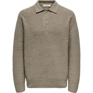 Only & Sons - ONSDALE - Trui - Bruin - Lange Mouw