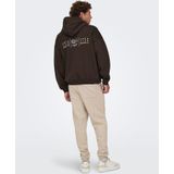 ONLY & SONS - ONSGALLERY - Hoodie - Bruin - Capuchon - Lange Mouwen
