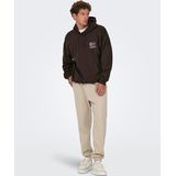 ONLY & SONS - ONSGALLERY - Hoodie - Bruin - Capuchon - Lange Mouwen