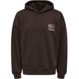 ONLY & SONS - ONSGALLERY - Hoodie - Bruin - Capuchon - Lange Mouwen