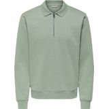Only & Sons - Onsabbott - Poloshirt - Iceberg Green - Lange Mouwen