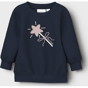 NAME IT BABY - Sweater - Marine - Ronde Hals - Lange Mouwen