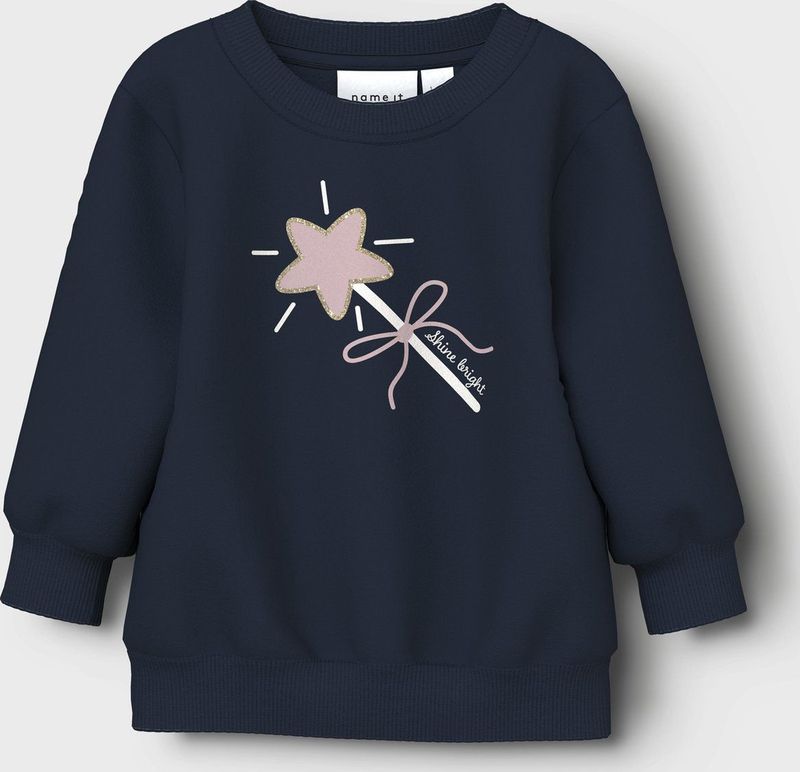 NAME IT BABY - Sweater - Marine - Ronde Hals - Lange Mouwen