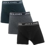 JACK & JONES JUNIOR - Boxershorts - Donkergrijs - Set van 3