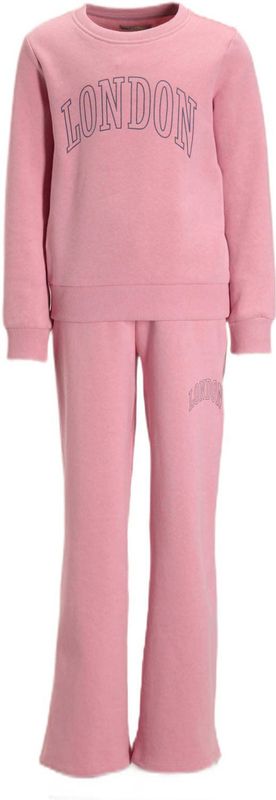 KIDS ONLY GIRL - Set - Roze - Sweater en Lange Wide Leg Broek