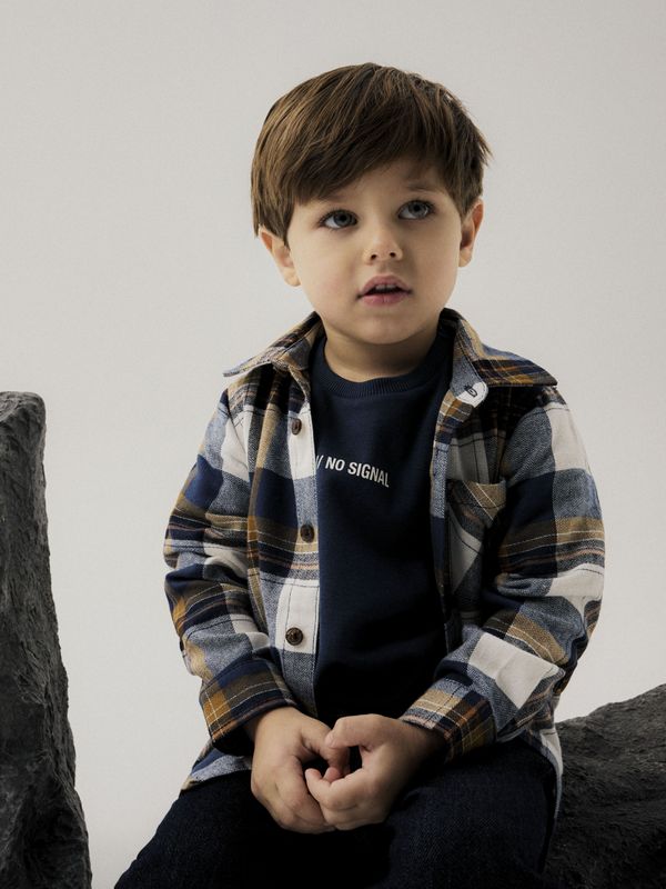 Overhemd - Regular Fit - Katoen - Lange Mouwen - Blauw