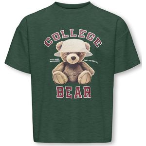 Only Kogbillie ss loose teddy top jrs noos donker