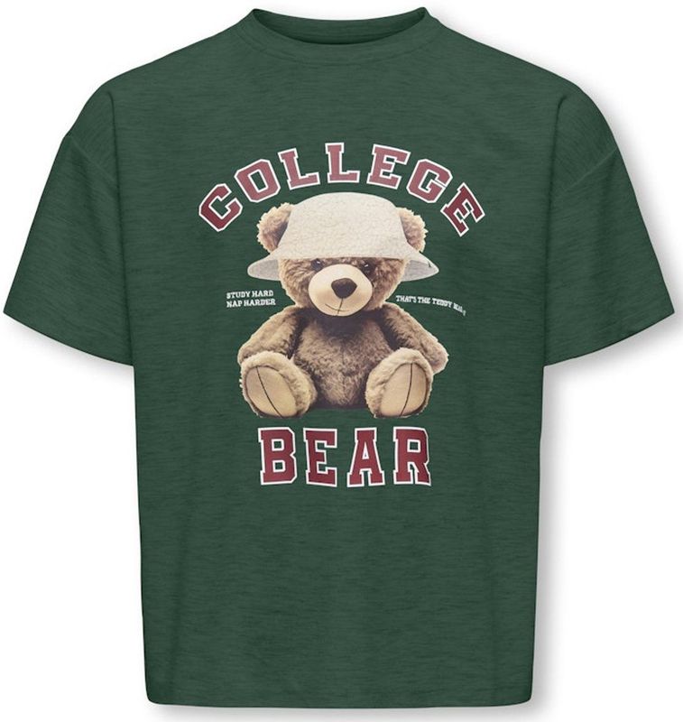 KIDS ONLY GIRL T-shirt donkergroen