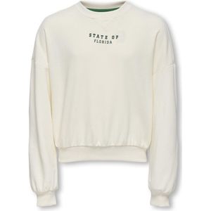 ONLY - Kogsally Life - Sweatshirt - Antique White Daytona/Medium Green