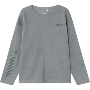 NAME IT KIDS - Longsleeve - Grijs Melange