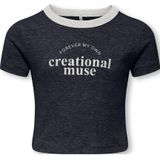 KIDS ONLY GIRL - T-shirt - Katoen - Korte Mouwen - Ronde Hals