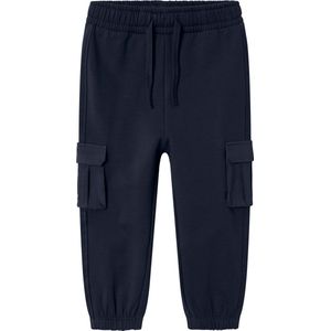 Joggingbroek - Regular Fit - Enkellengte - Cargozakken - Verstelbare Taille - Geribde Randen