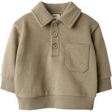 Loose Fit - Sweatshirt - Lange Mouwen - Zacht - Knoopsluiting - Borstzak