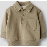 Loose Fit - Sweatshirt - Lange Mouwen - Zacht - Knoopsluiting - Borstzak