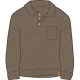 Loose Fit - Sweatshirt - Lange Mouwen - Zacht - Knoopsluiting - Borstzak