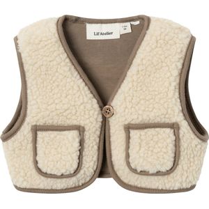 Teddy - Gilet - Mouwloos - V-hals - Relaxed Fit