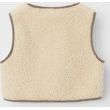 Teddy - Gilet - Sherpa - Mouwloos - V-hals - Relaxed Fit