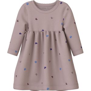NAME IT - NBFNUTTI - Jurk - Blauw/Navy/Bruin/Mauve - Korte Mouwen