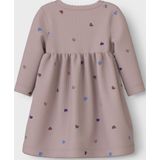 NAME IT - NBFNUTTI - Jurk - Blauw/Navy/Bruin/Mauve - Korte Mouwen