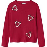 Gebreide Trui - Loose Fit - Ronde Hals - Lange Mouwen - Pailletten