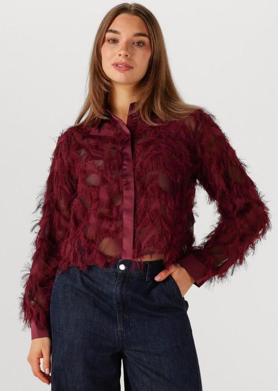 Selected Femme - MYLINE - Overhemdblouse - Effen - Regular Fit - Lange Mouwen