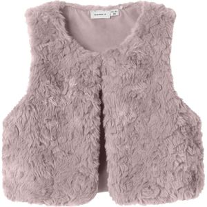 NAME IT MINI - Gilet - Lila - Mouwloos - 100% Polyester