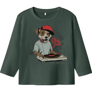 Name It - NMMNOVA LS NREG TOP BOX - T-shirt - Garden Topiary - Lange Mouwen - Regular Fit - Jersey