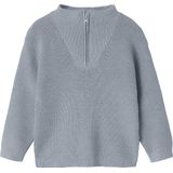 Gebreide Trui - Halve Rits - Hoge Hals - Lange Mouwen - Regular Fit