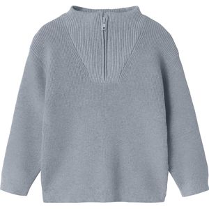 Gebreide Trui - Halve Rits - Hoge Hals - Lange Mouwen - Regular Fit