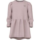 NAME IT - NMFVIMA LS SWE DRESS - Jurk - Bruin - Lange Mouwen - Regular Fit