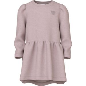 NAME IT - NMFVIMA LS SWE DRESS - Jurk - Bruin - Lange Mouwen - Regular Fit