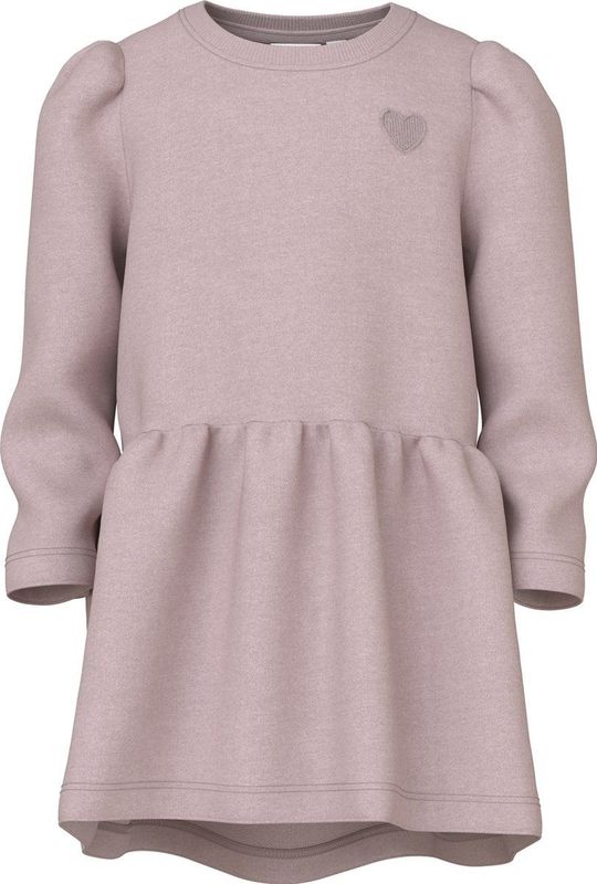 NAME IT - NMFVIMA LS SWE DRESS - Jurk - Bruin - Lange Mouwen - Regular Fit