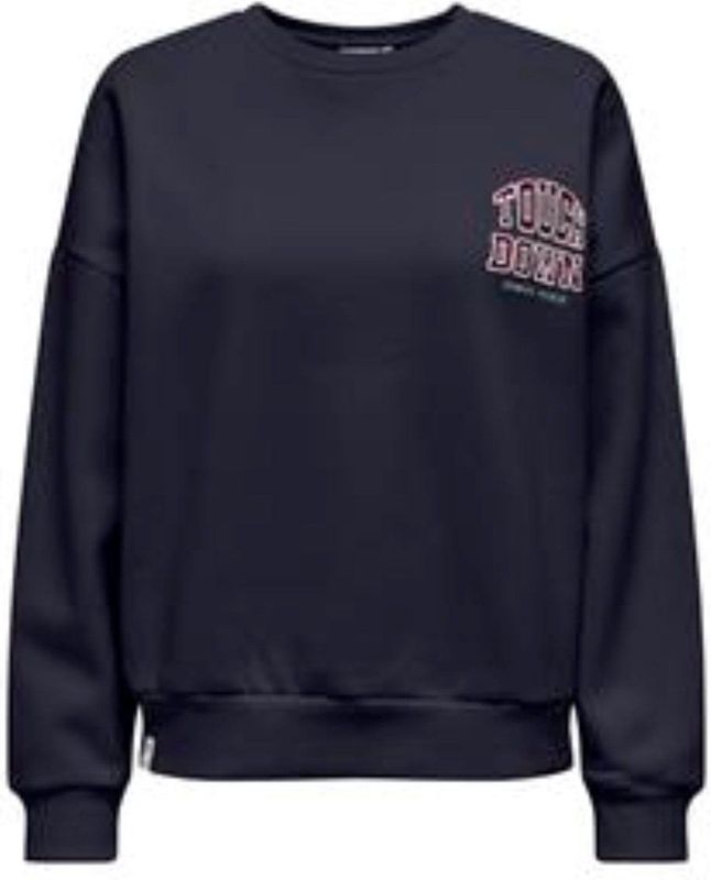 Only Trui Onlrillo L/s Boxy O-neck Cs Swt 15364745 Night Sky/touchdown Dames Maat - XS