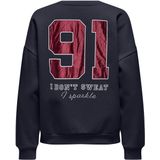 ONLRILLO L/S BOXY O-NECK CS SWT