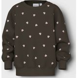 Name It - NMFNEHEART NREG SWEAT - Sweatshirt - Delicioso - Lange Mouwen